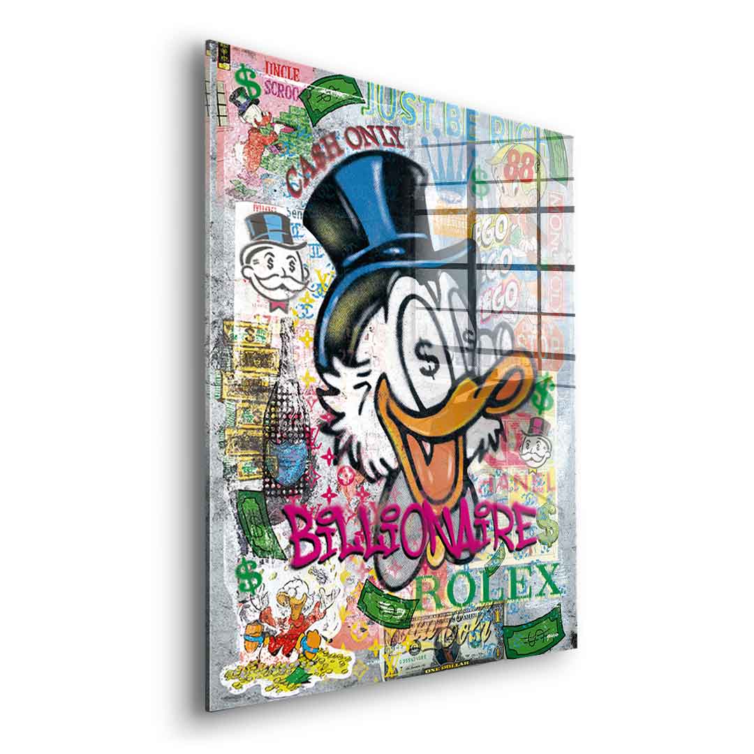 Billionaire Scrooge - Acrylglas