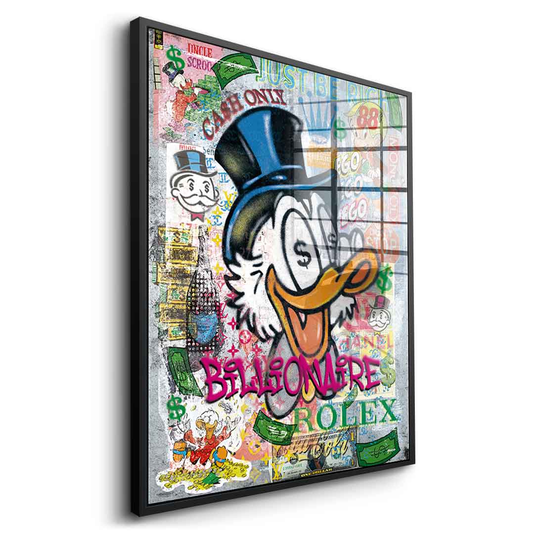 Billionaire Scrooge - Acrylglas