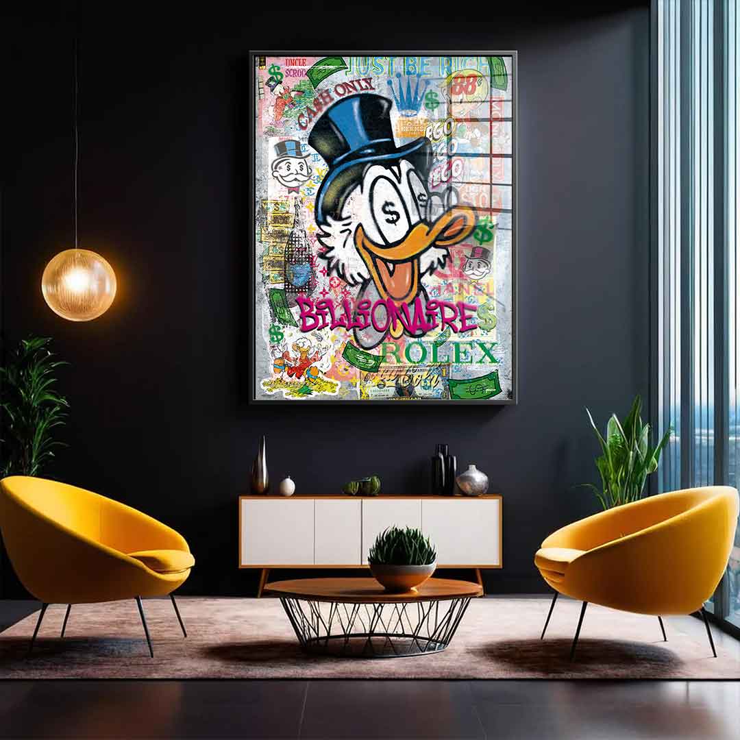 Billionaire Scrooge - Acrylglas