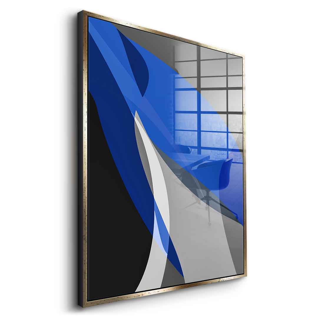 Blue and gray - Acrylglas