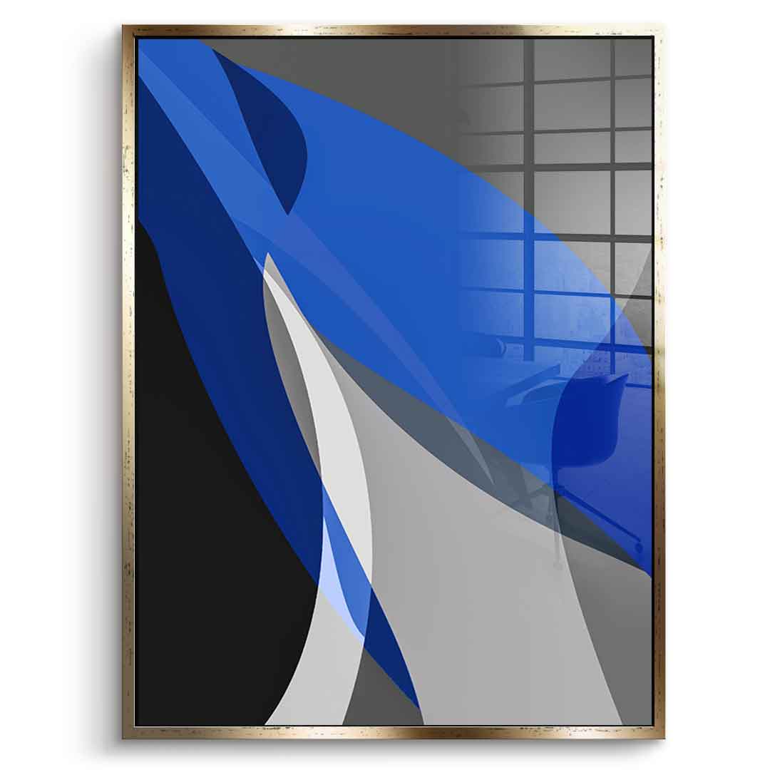 Blue and gray - Acrylglas