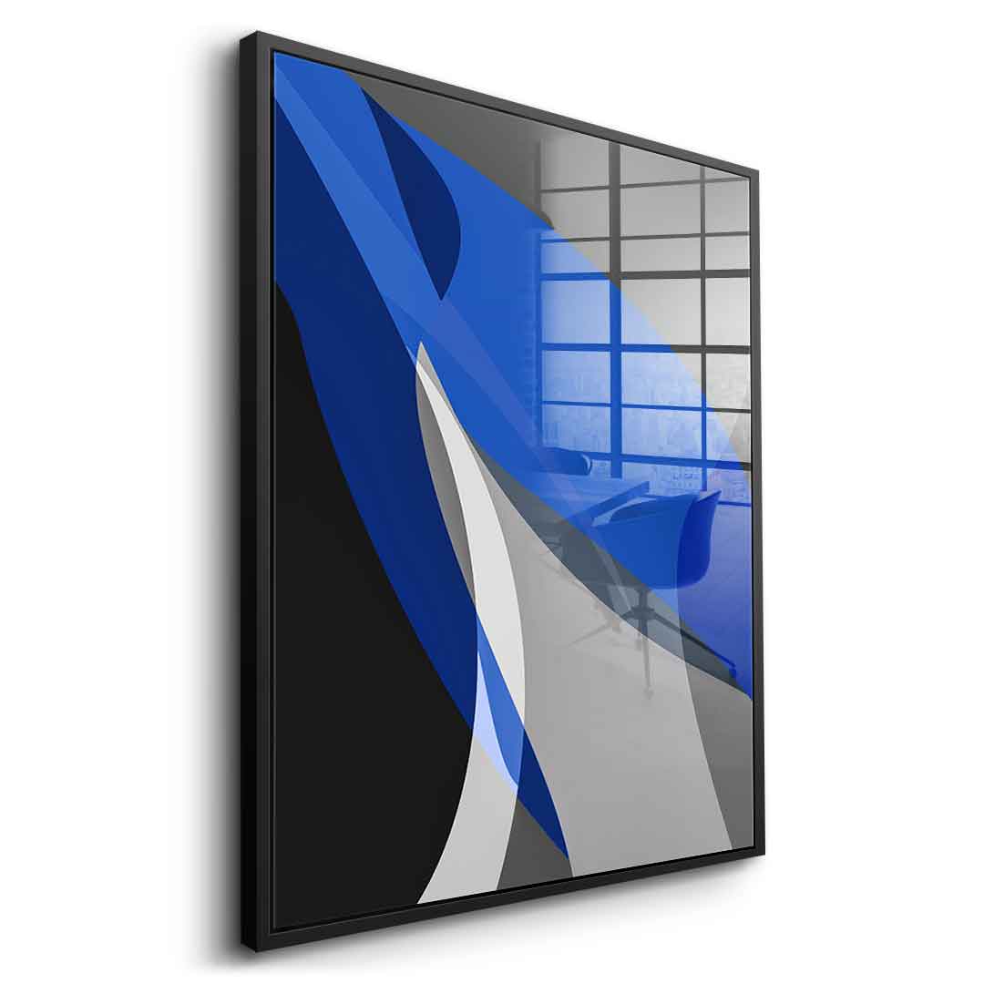 Blue and gray - Acrylglas