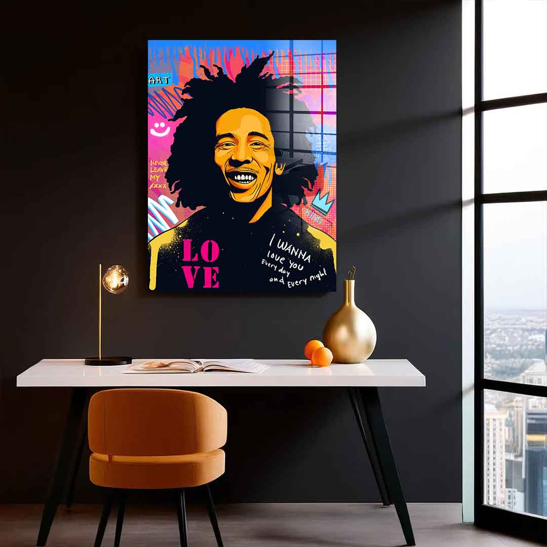 Reggea King - Acrylglas