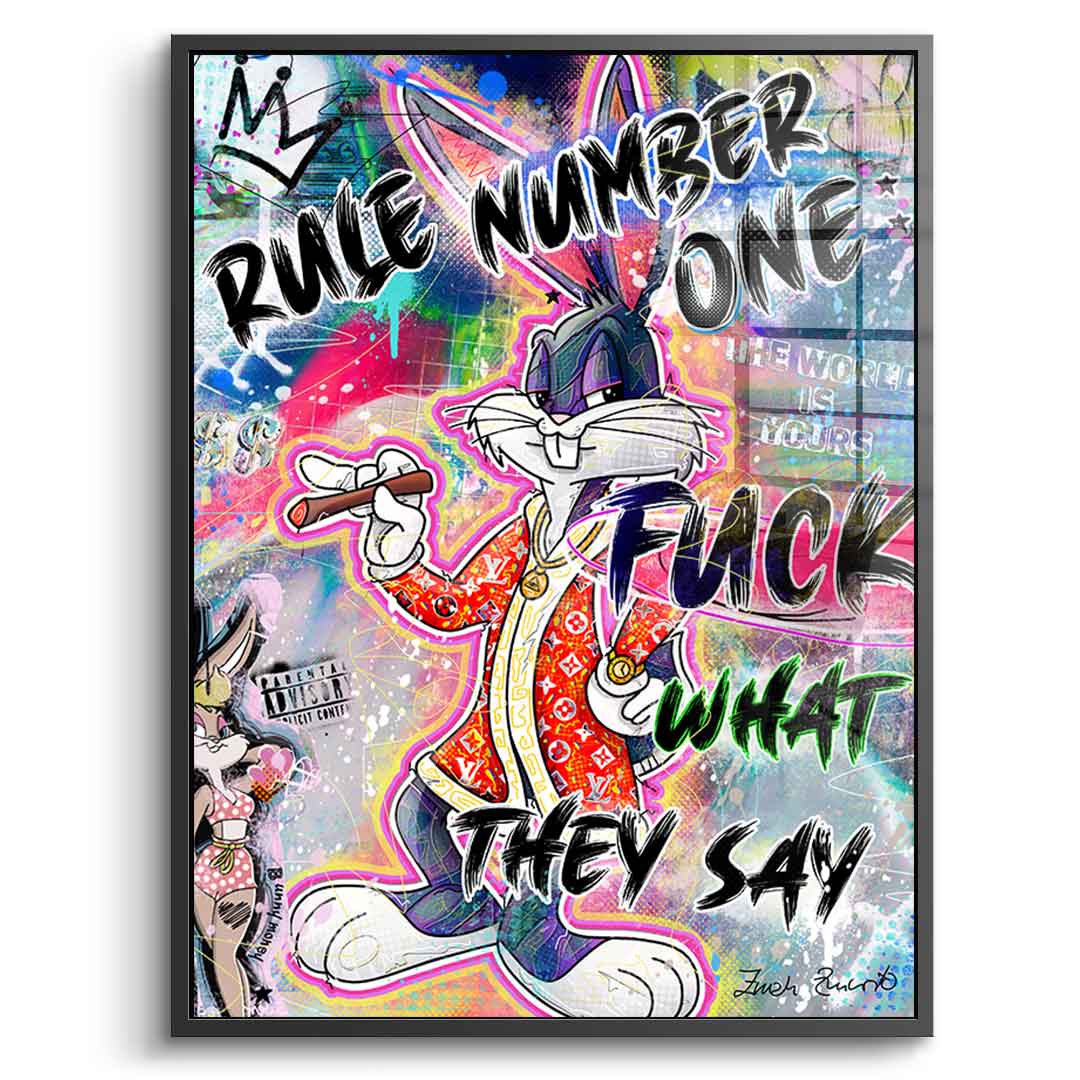 Bunny Fuck - Acrylic glass
