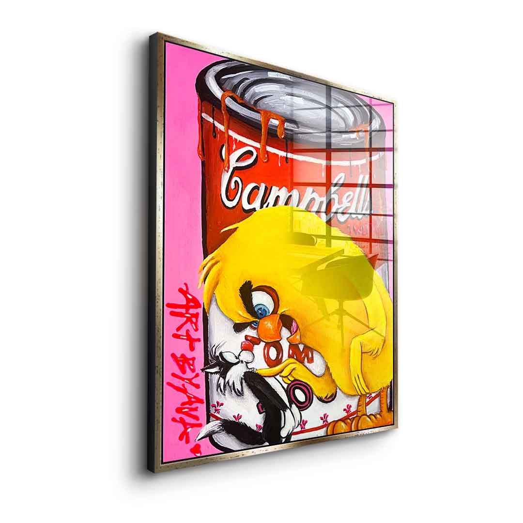 Campbells's Tweety - Acrylglas
