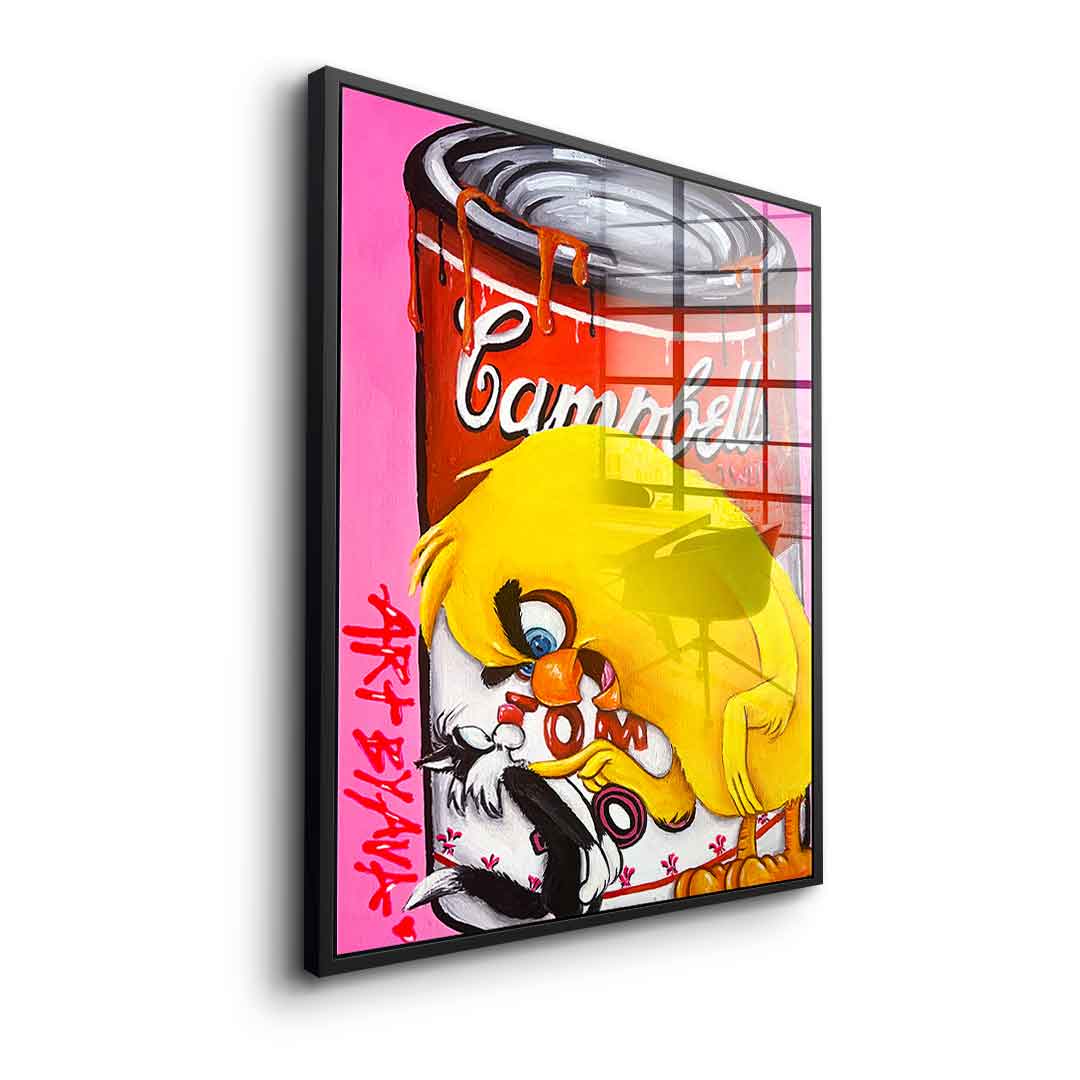 Campbells's Tweety - Acrylglas