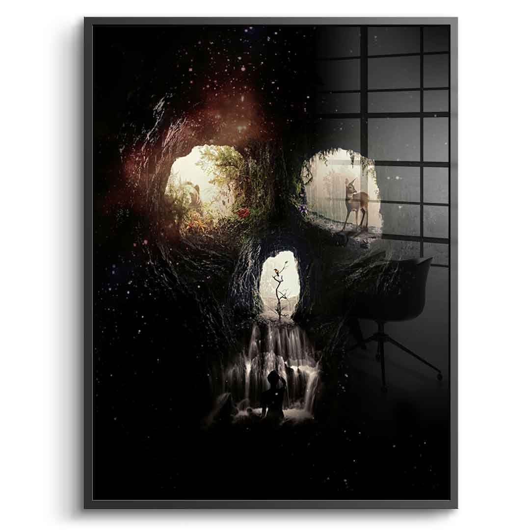 Cave Skull - Acrylglas