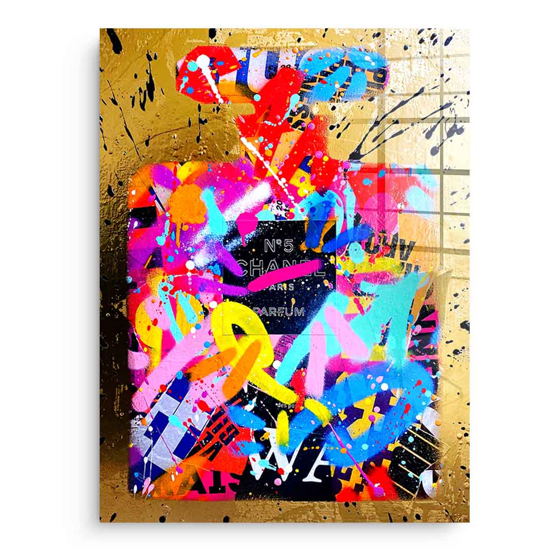 DOTCOMCANVAS STREETY GOLD FRAGRANCE - Blattgold – Frontansicht