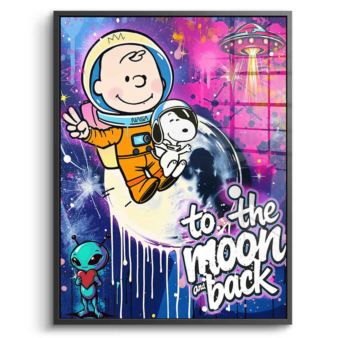 Charlie Snoopy - Acrylglas
