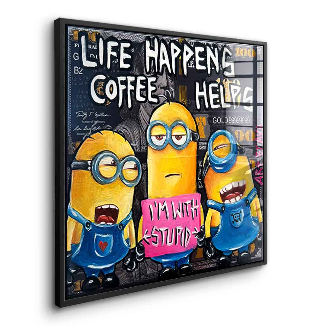 Coffee helps - Acrylglas