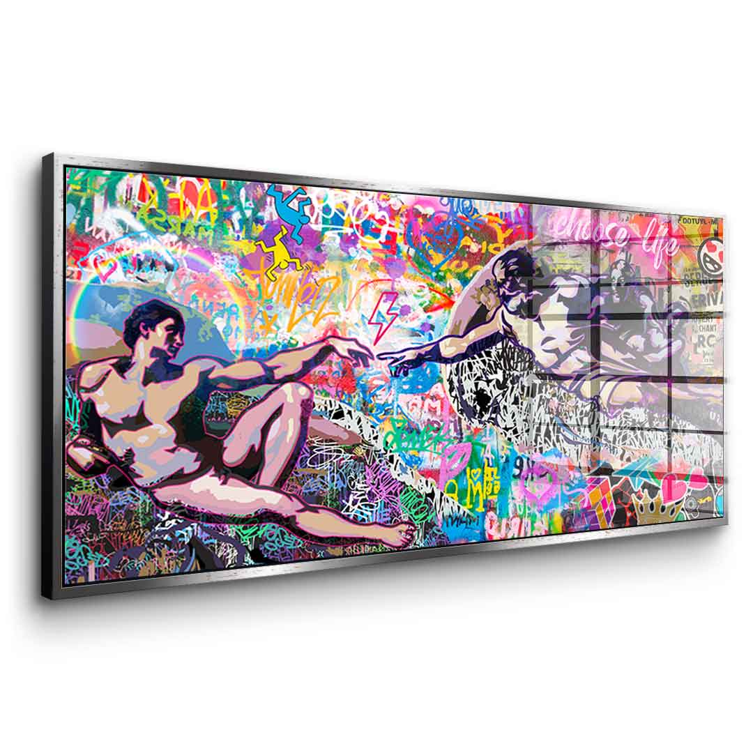 Creation Adam - Acrylglas
