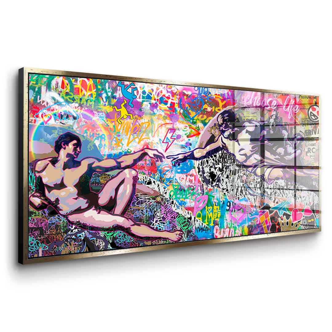 Creation Adam - Acrylglas