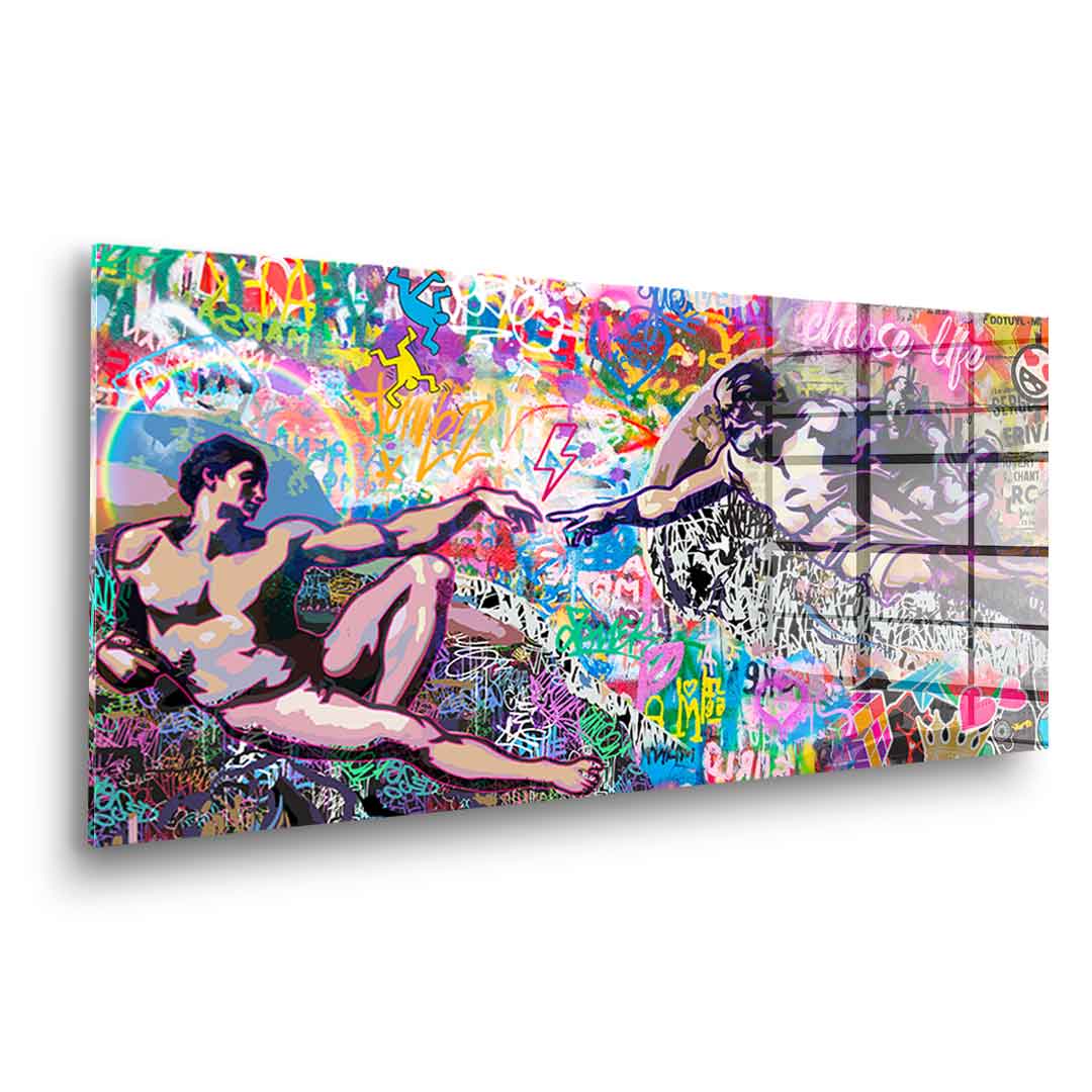 Creation Adam - Acrylglas