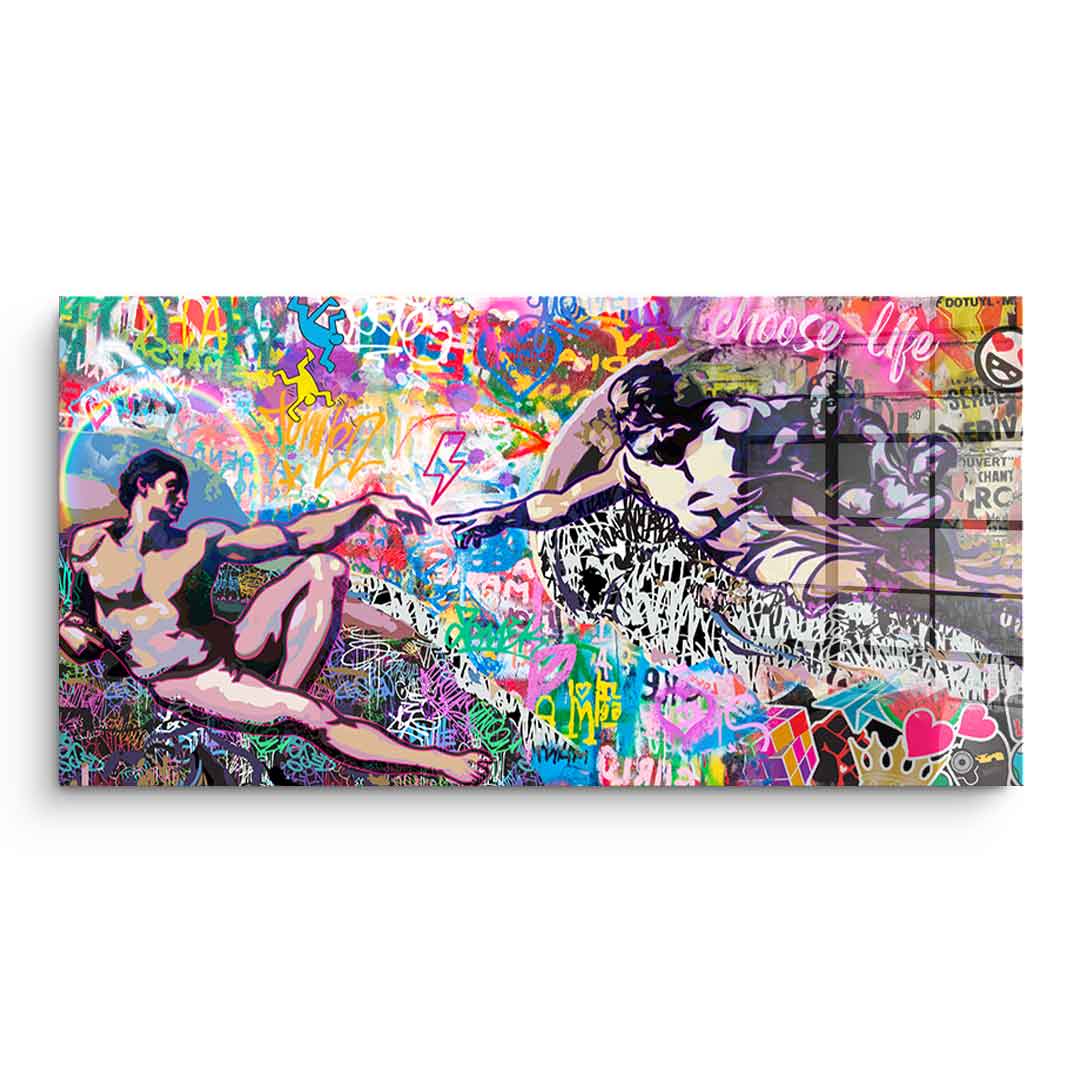 Creation Adam - Acrylglas