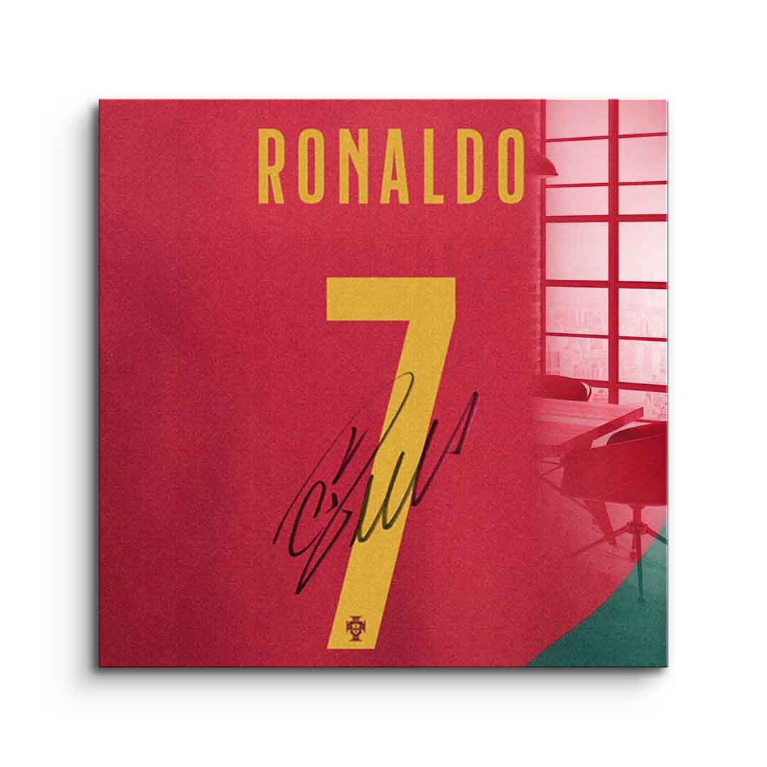 Ronaldo – edycja „kwadrat” – szkło akrylowe