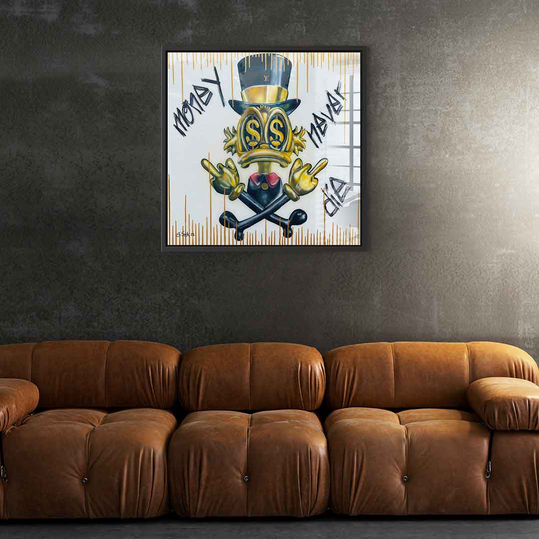Money never die - Acrylglas