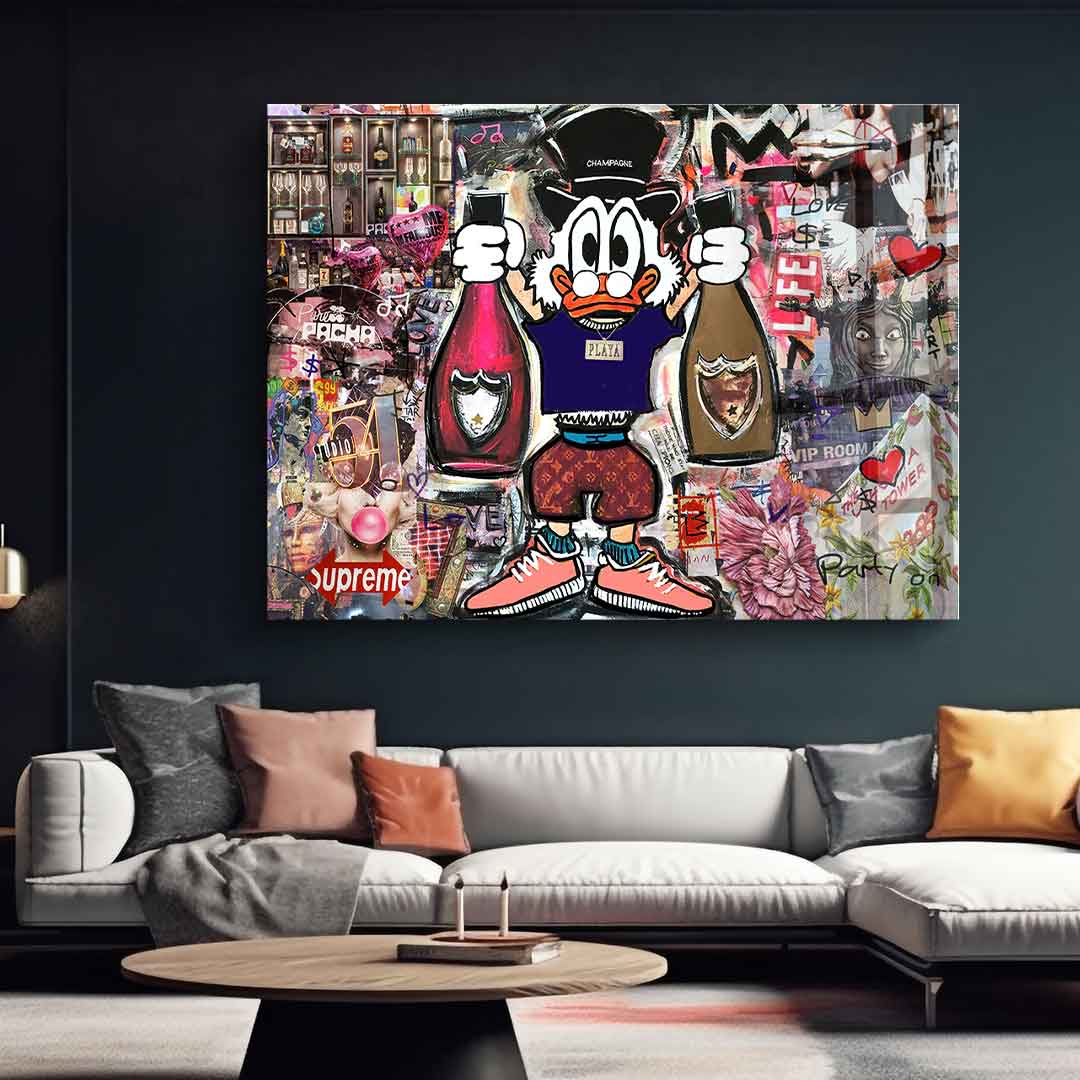 Dagobert Party - Acrylglas