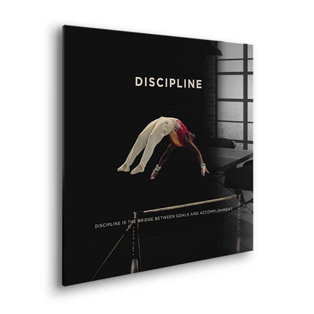 Discipline #Turnen 2 - Quadrat Edition - Acrylglas