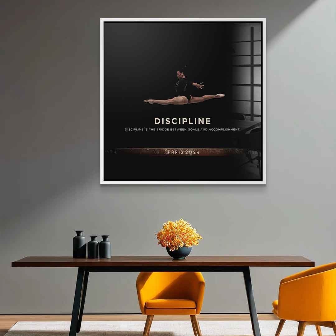 Discipline #Turnen - Quadrat Edition - Acrylglas