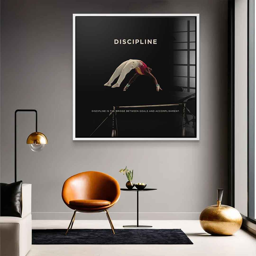 Discipline #Turnen 2 - Quadrat Edition - Acrylglas