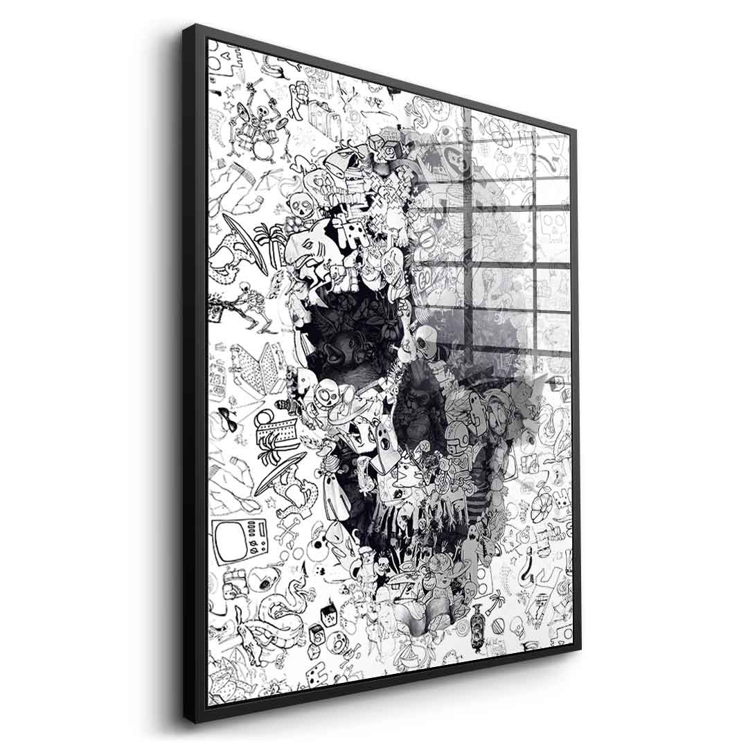 Doodle Puzzle - Acrylglas