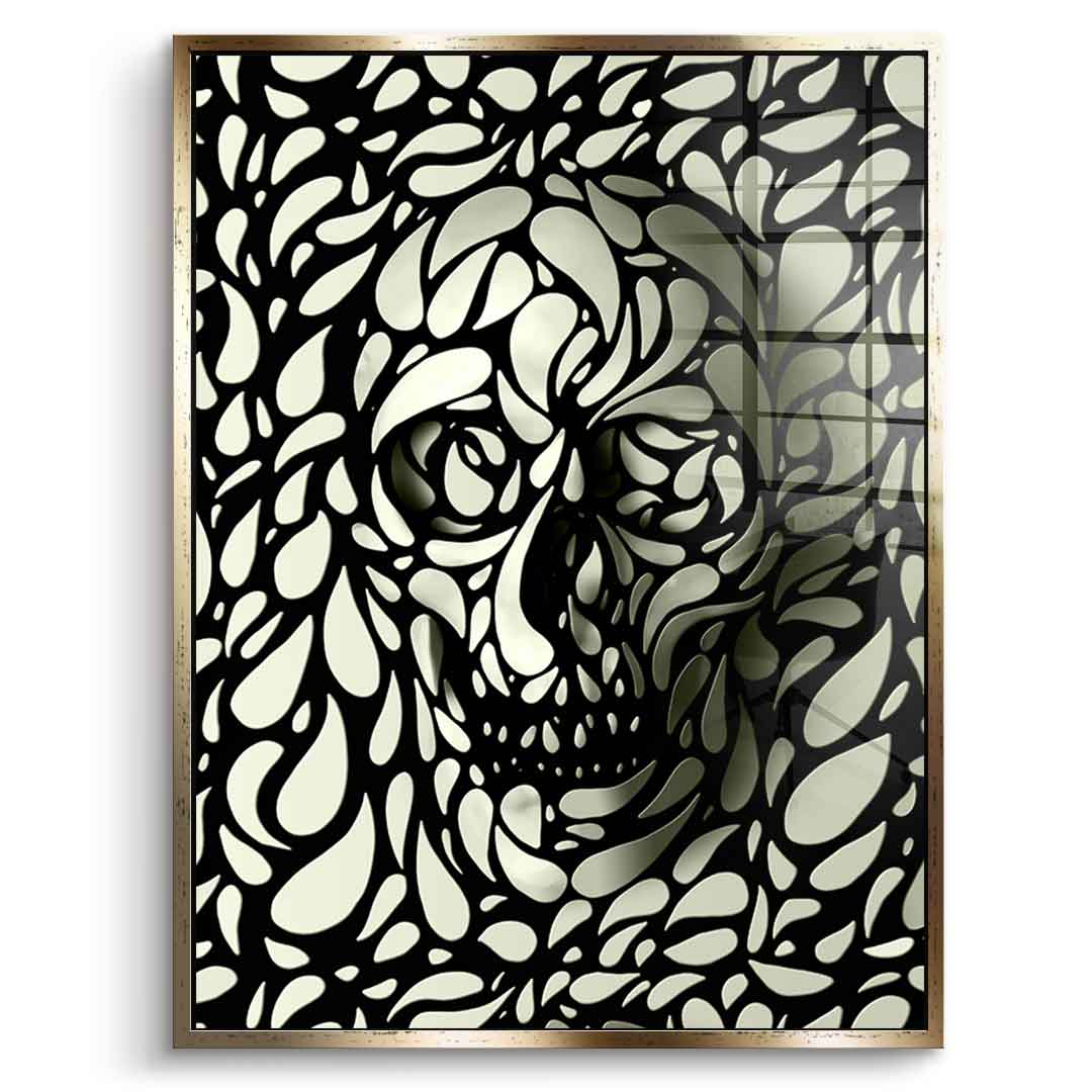 Drop Skull - Acrylglas