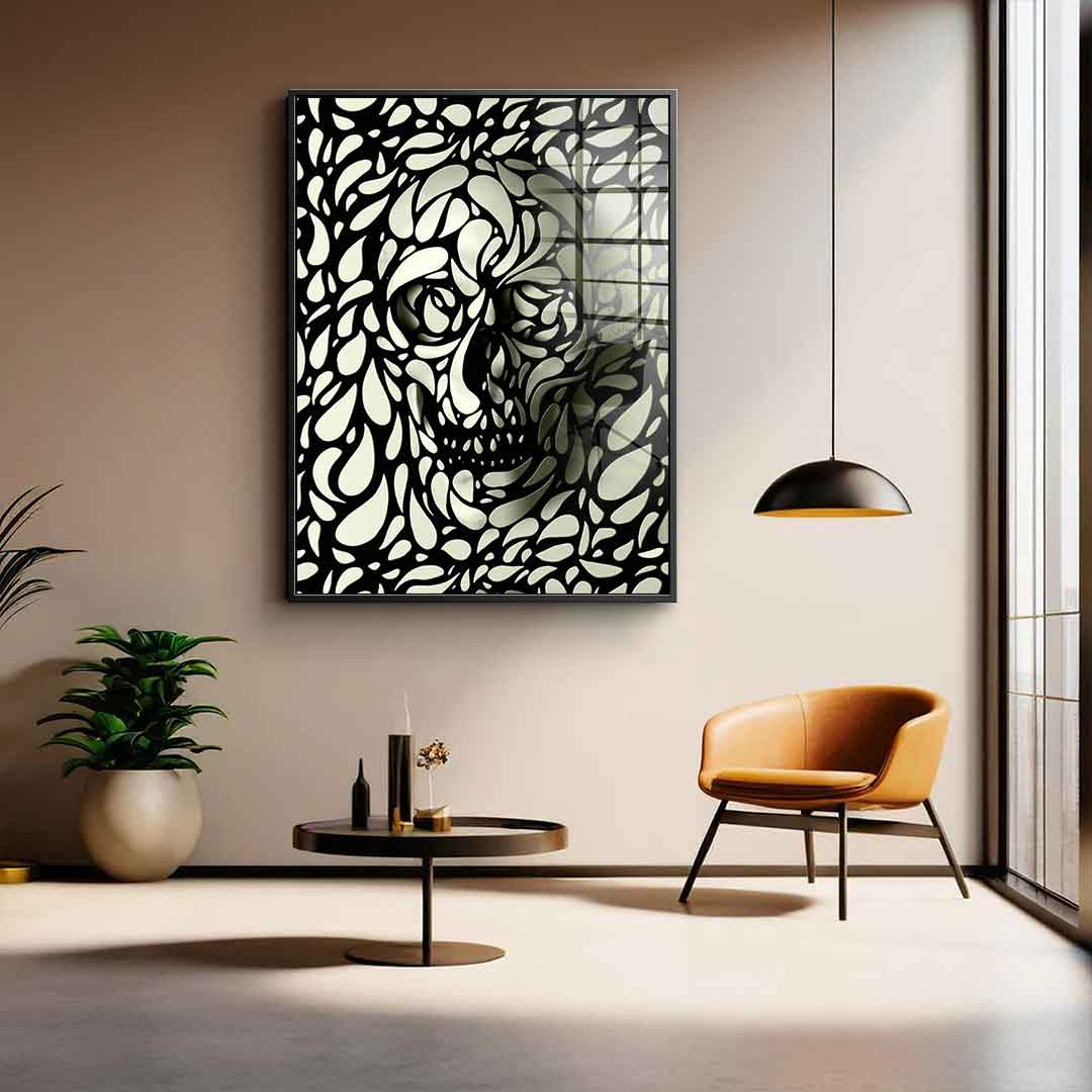 Drop Skull - Acrylglas