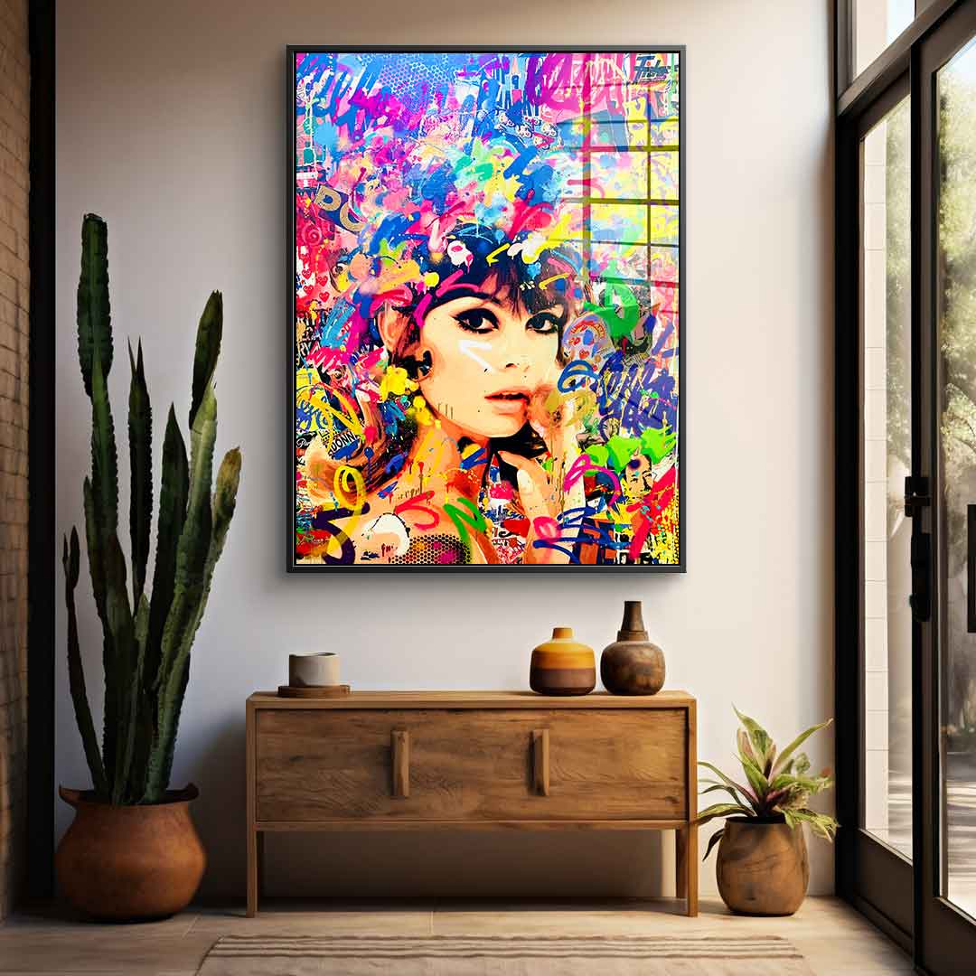 FLOWER POWER - Szkło akrylowe