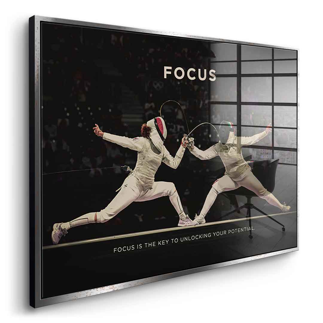 Focus #Szermierka - Szkło akrylowe