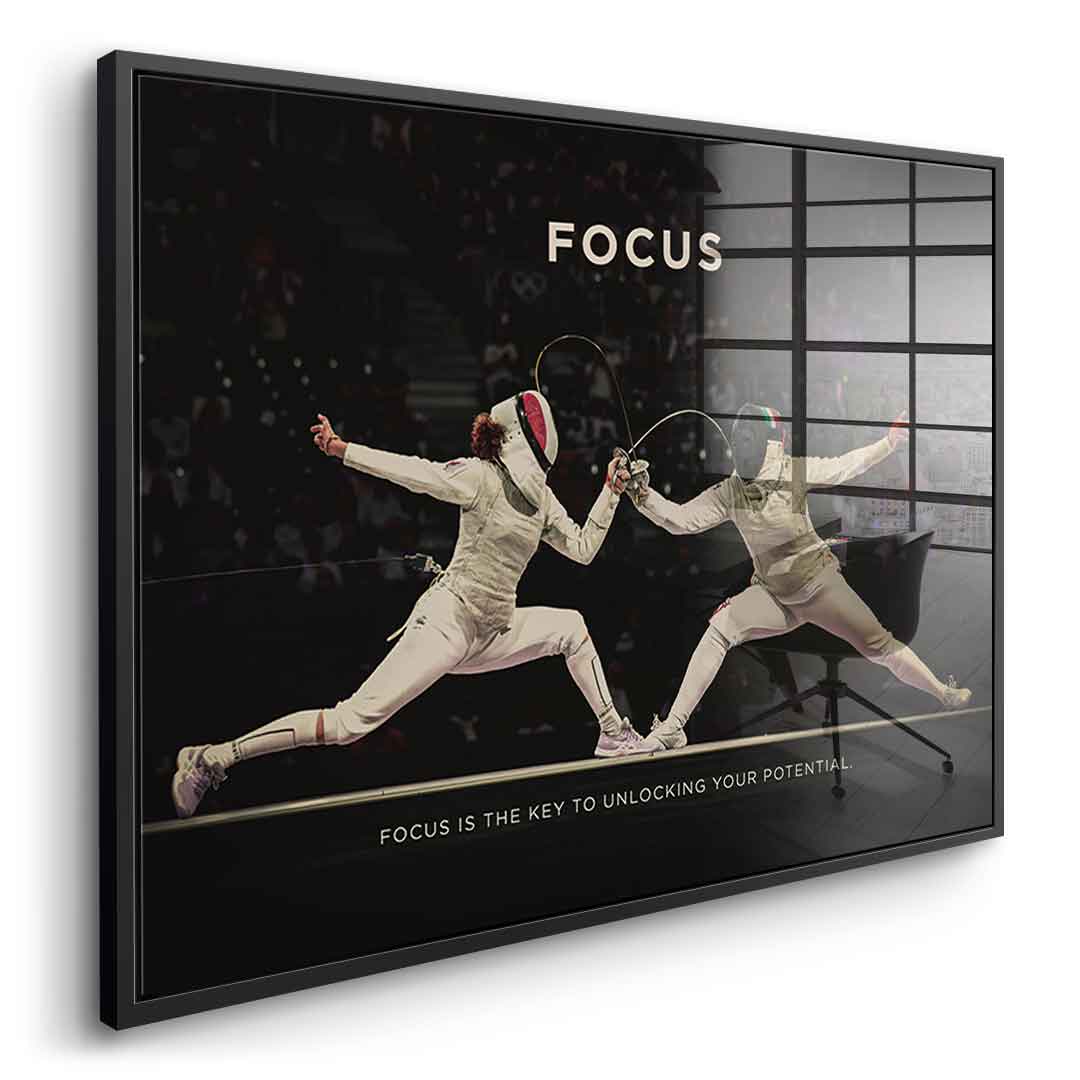 Focus #Szermierka - Szkło akrylowe