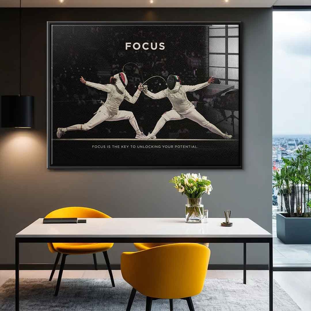 Focus #Szermierka - Szkło akrylowe
