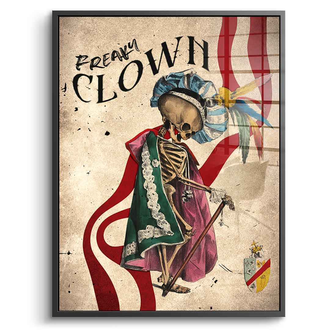 Freaky Clown - Acrylglas