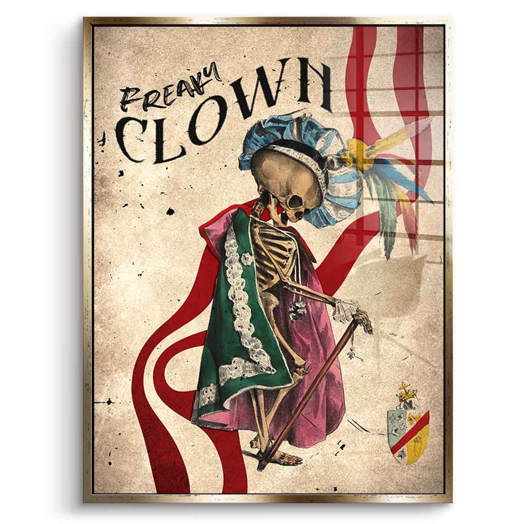 Freaky Clown - Acrylglas