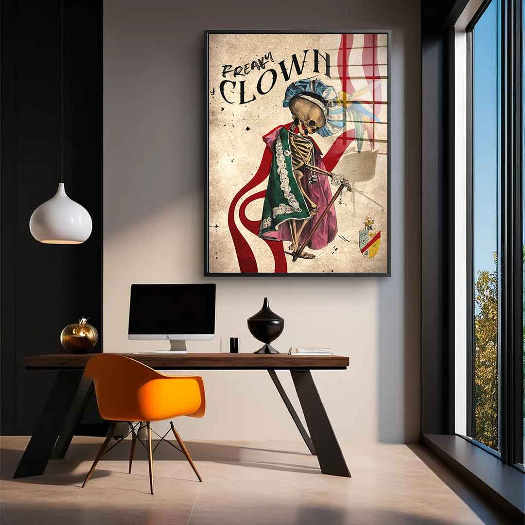 Freaky Clown - Acrylglas