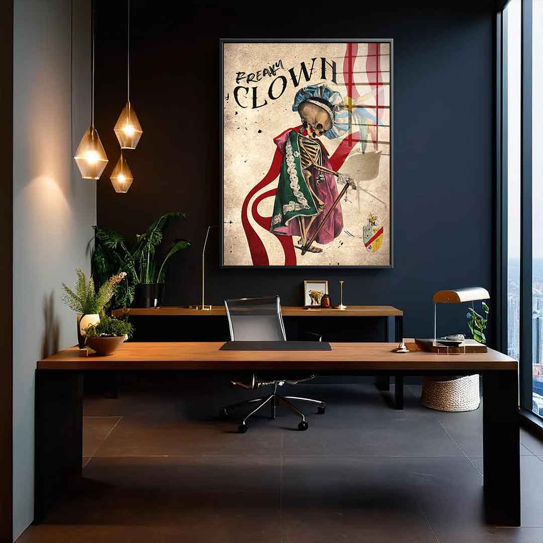 Freaky Clown - Acrylglas