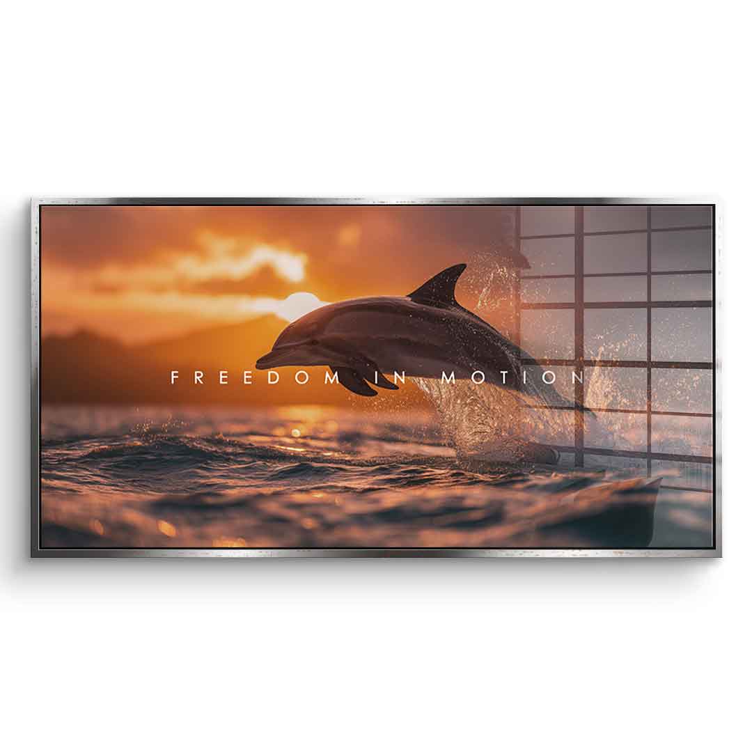 Freedom in Motion - Acrylglas
