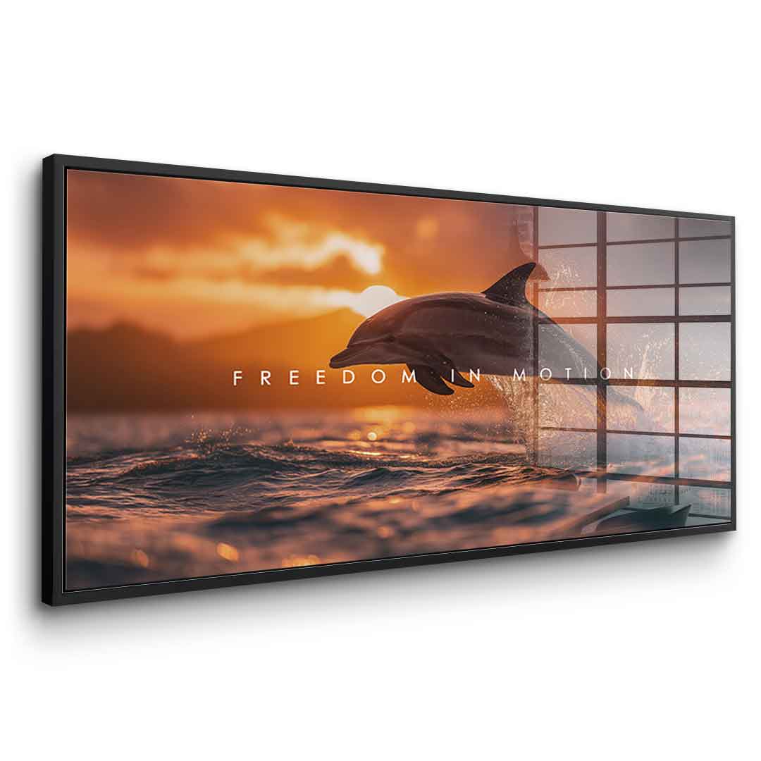 Freedom in Motion - Acrylglas
