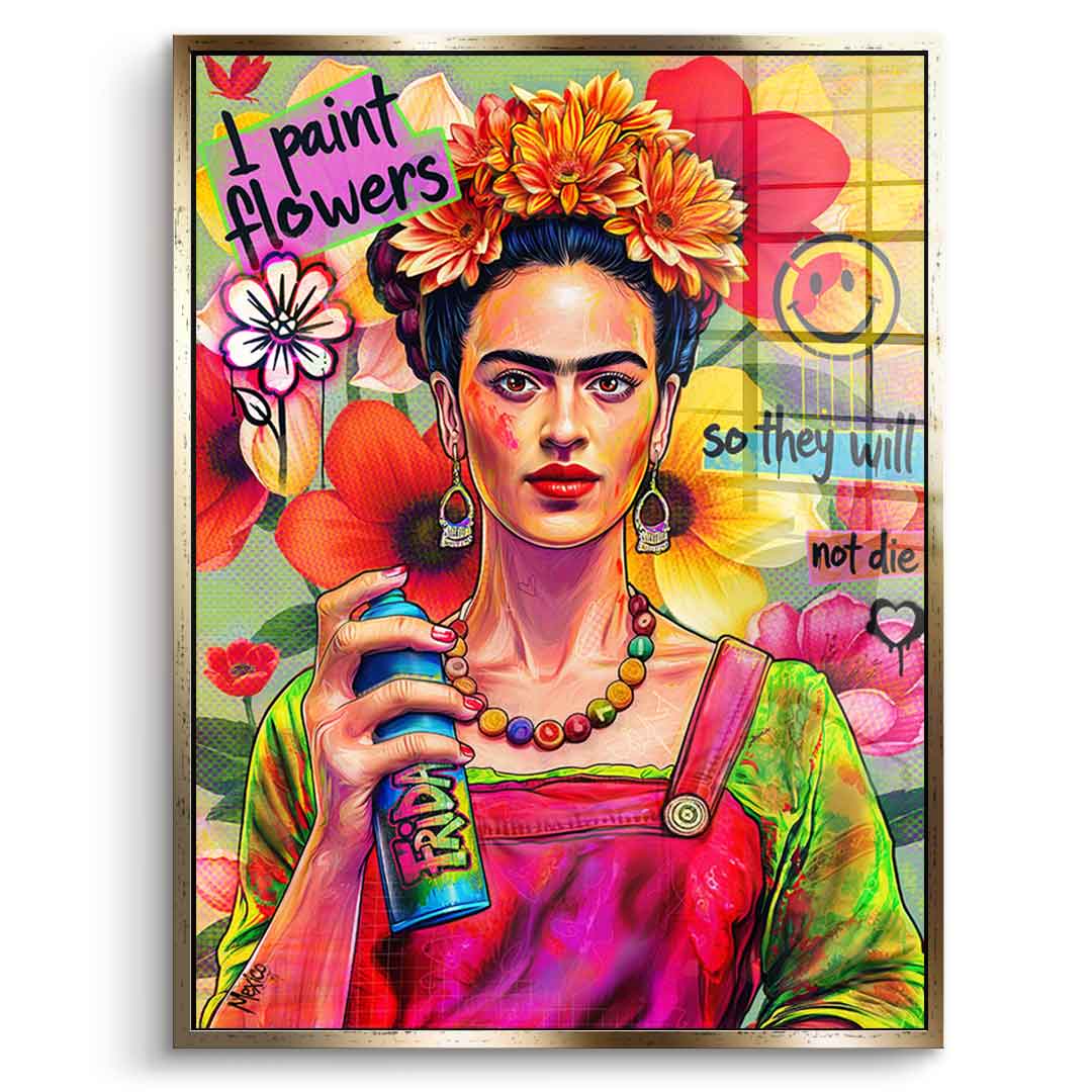 Frida Paint - Acrylglas