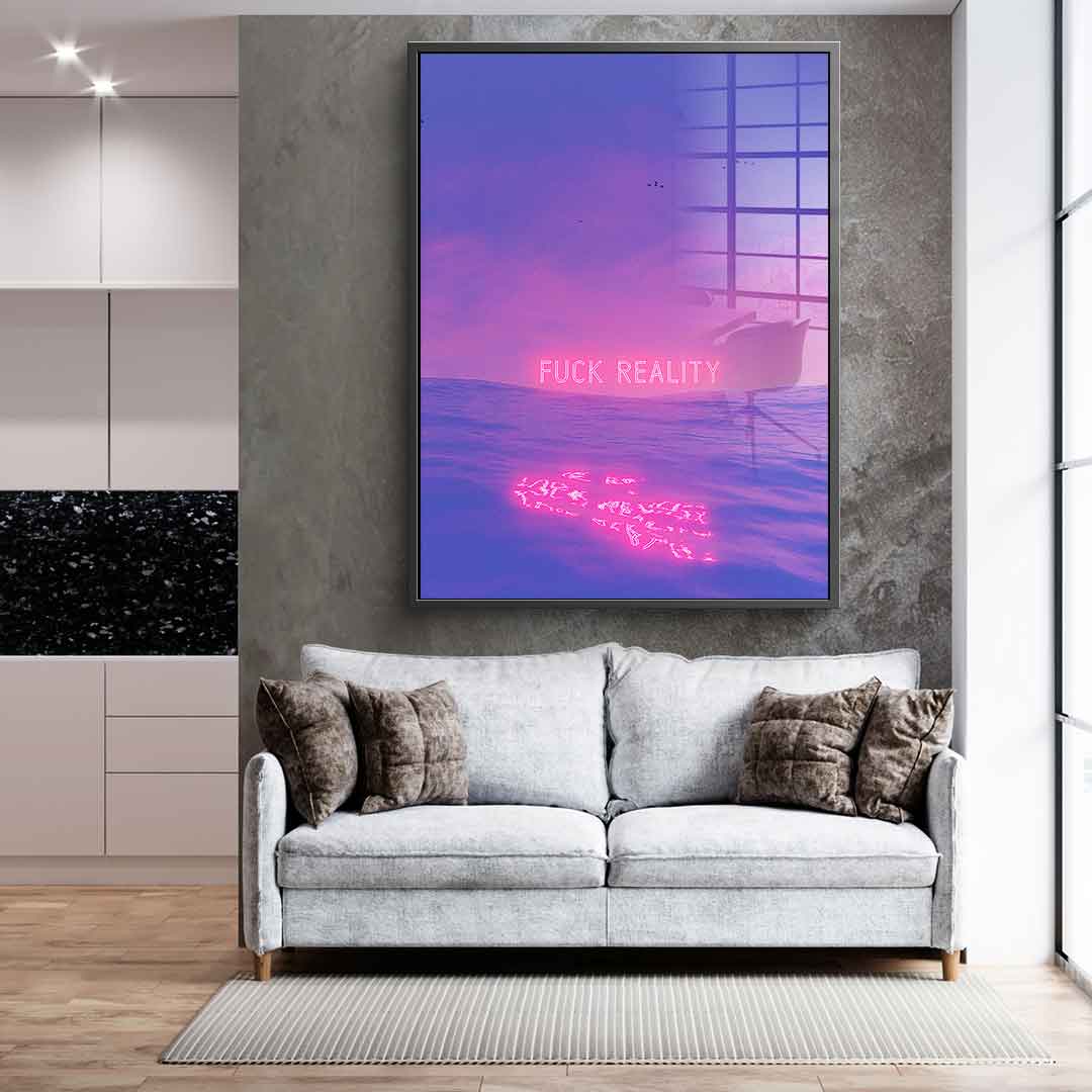 Fuck Reality - Acrylglas