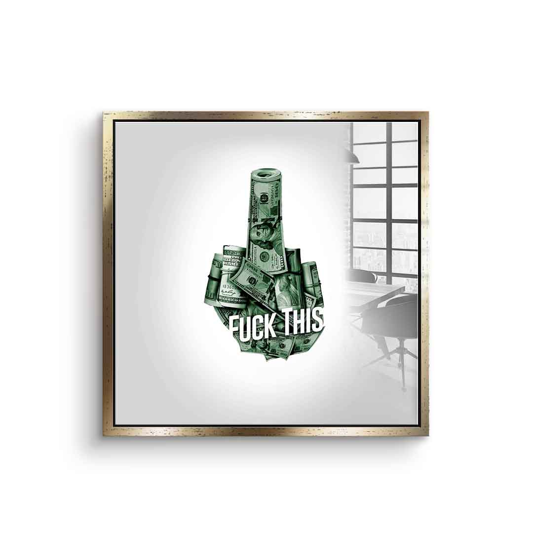 Fuck this XX - Acrylglas