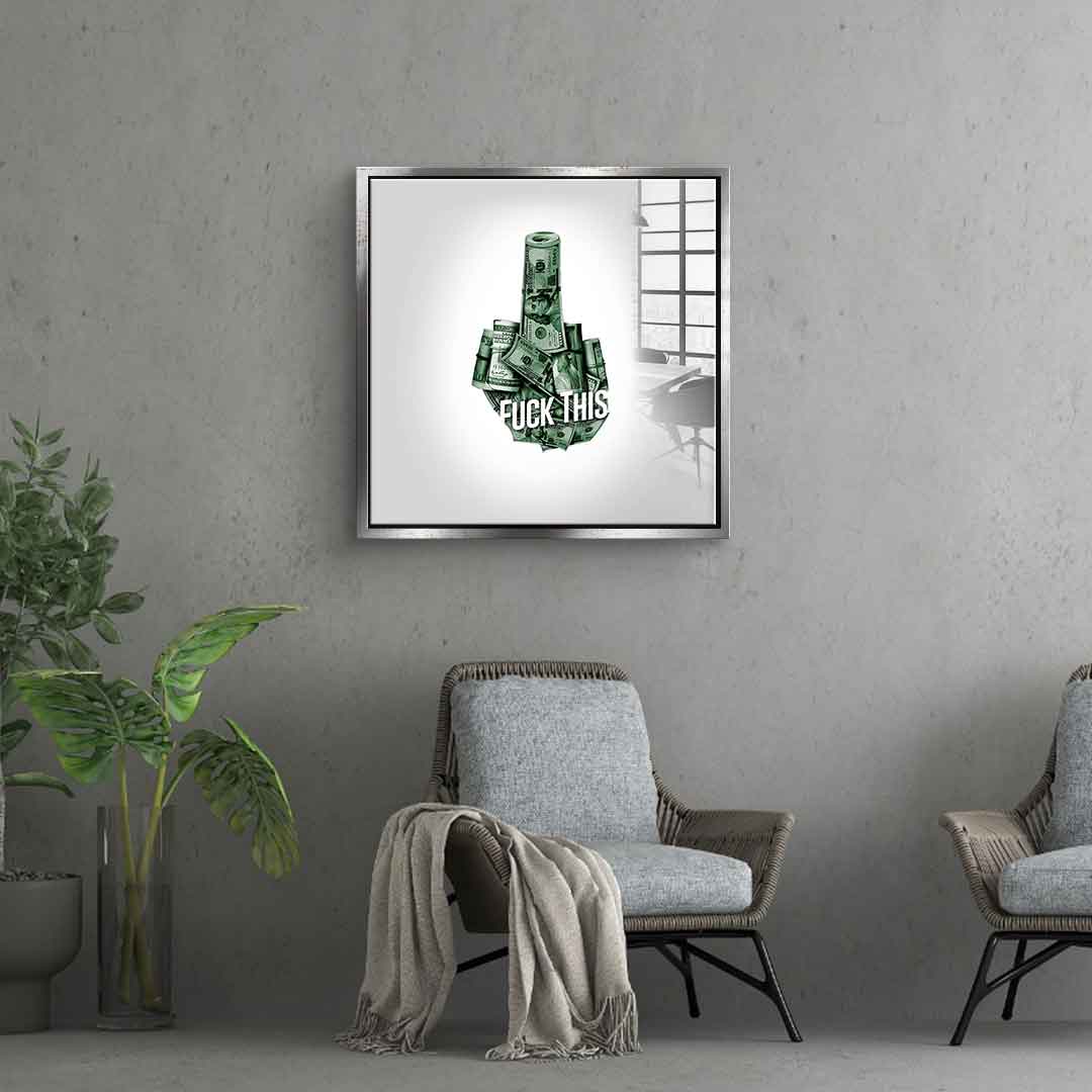 Fuck this XX - Acrylglas