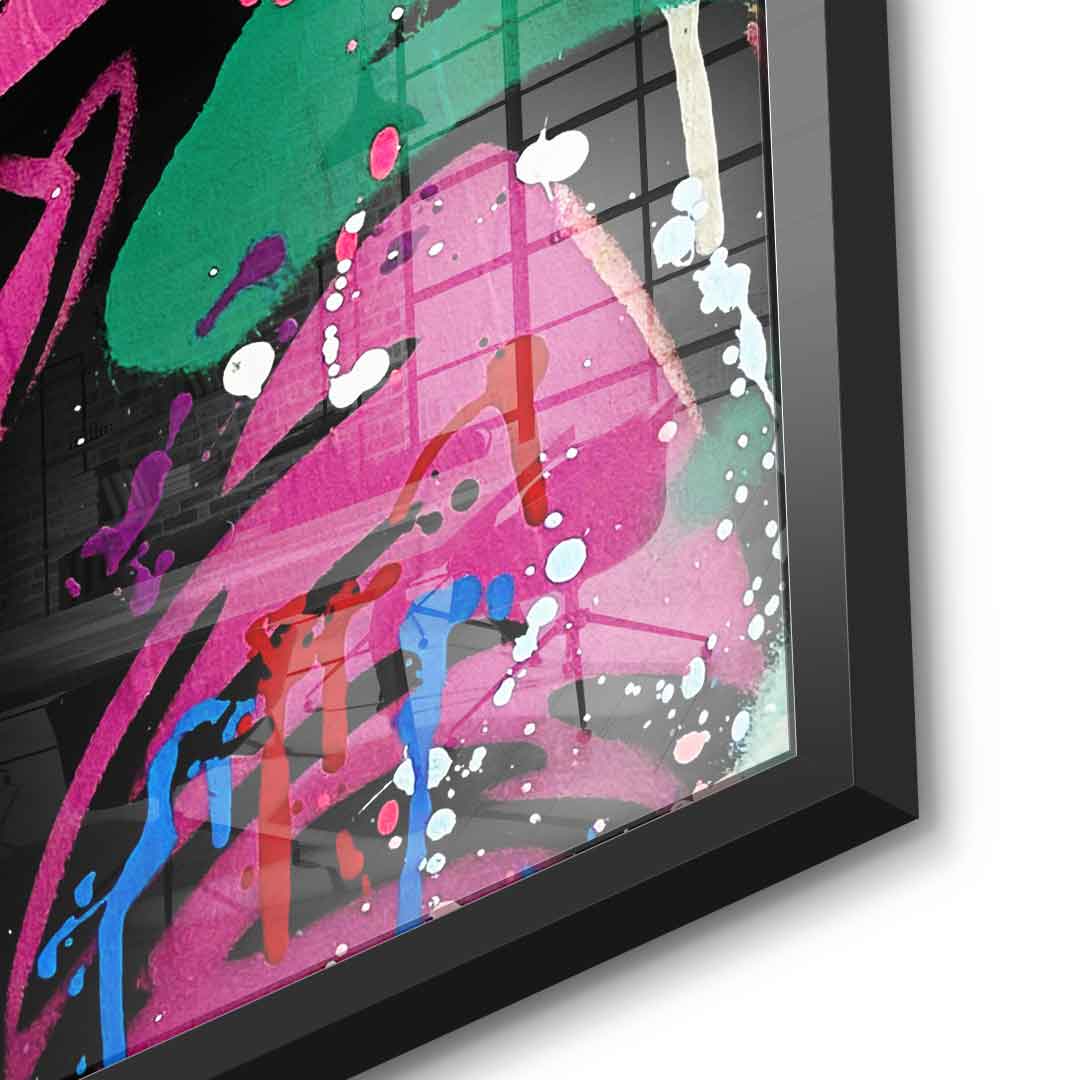 GRAFFITI MONA - Acrylglas