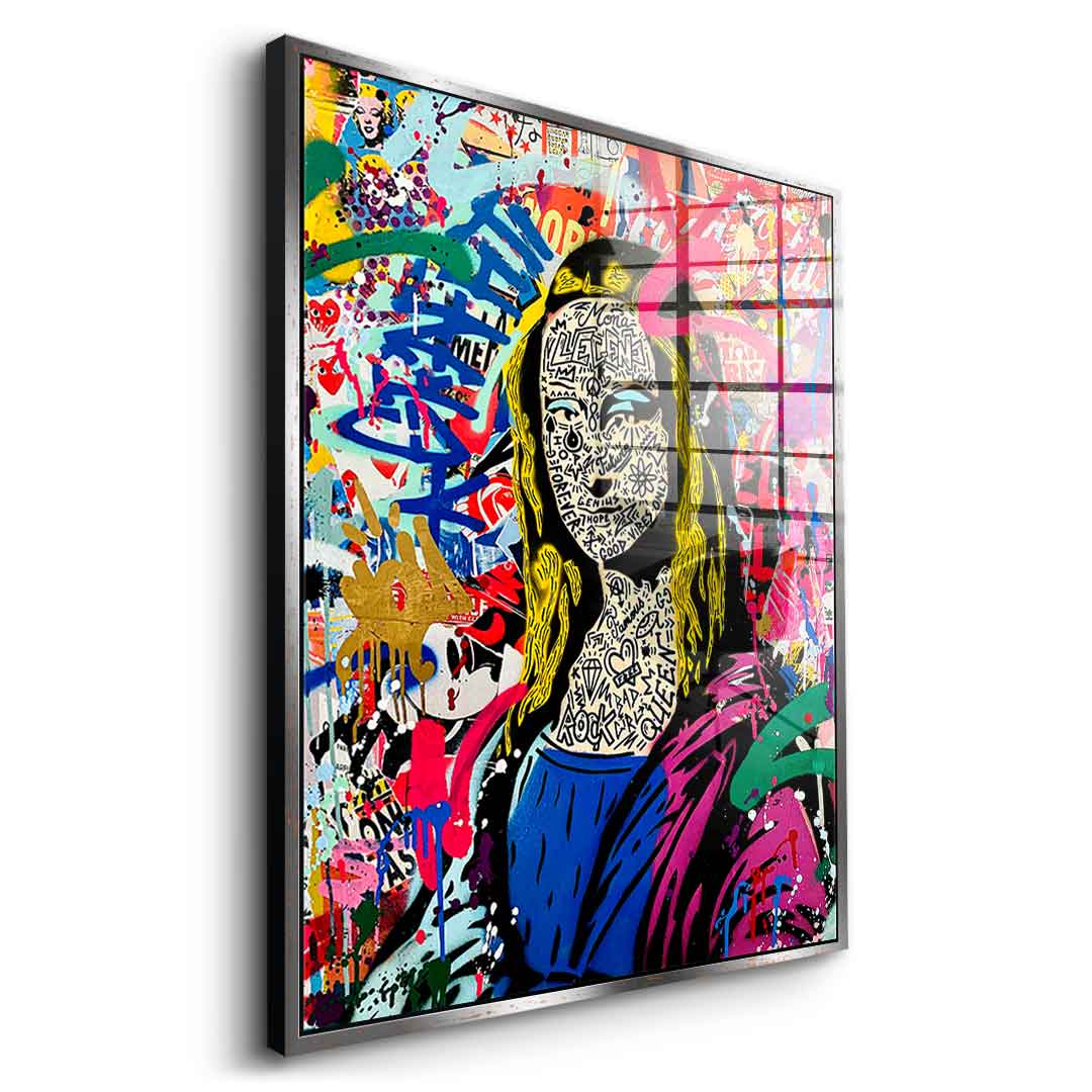 GRAFFITI MONA - Acrylglas