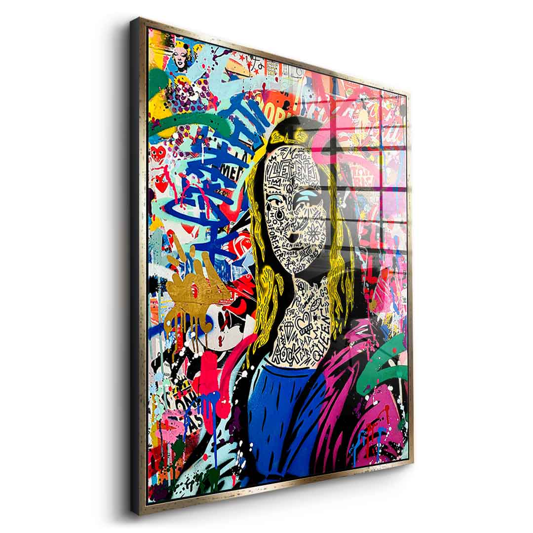 GRAFFITI MONA - Acrylglas