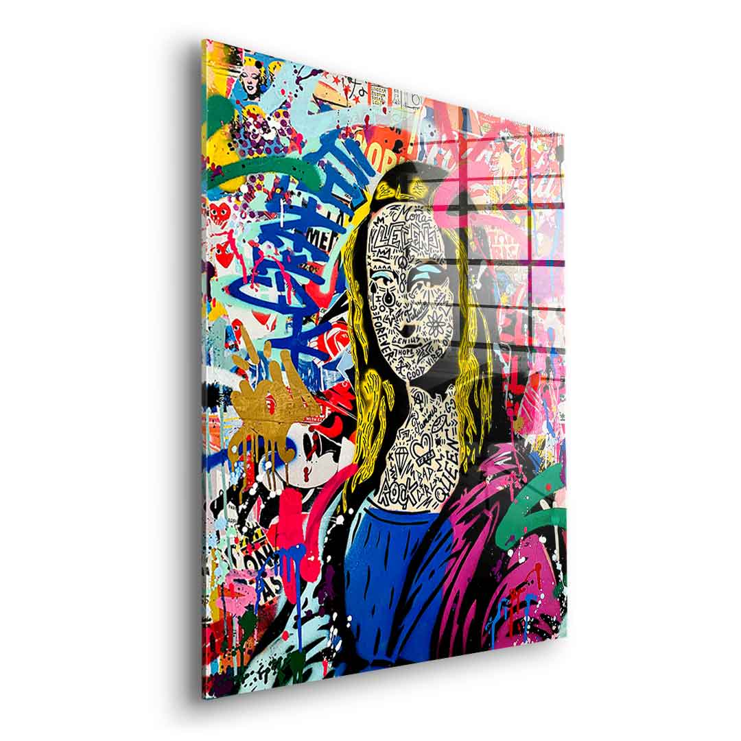 GRAFFITI MONA - Acrylglas