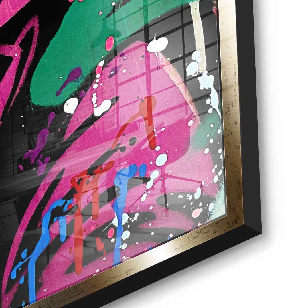 GRAFFITI MONA - Acrylglas