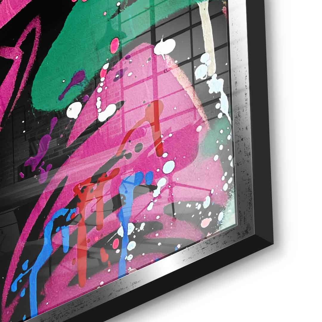 GRAFFITI MONA - Acrylglas