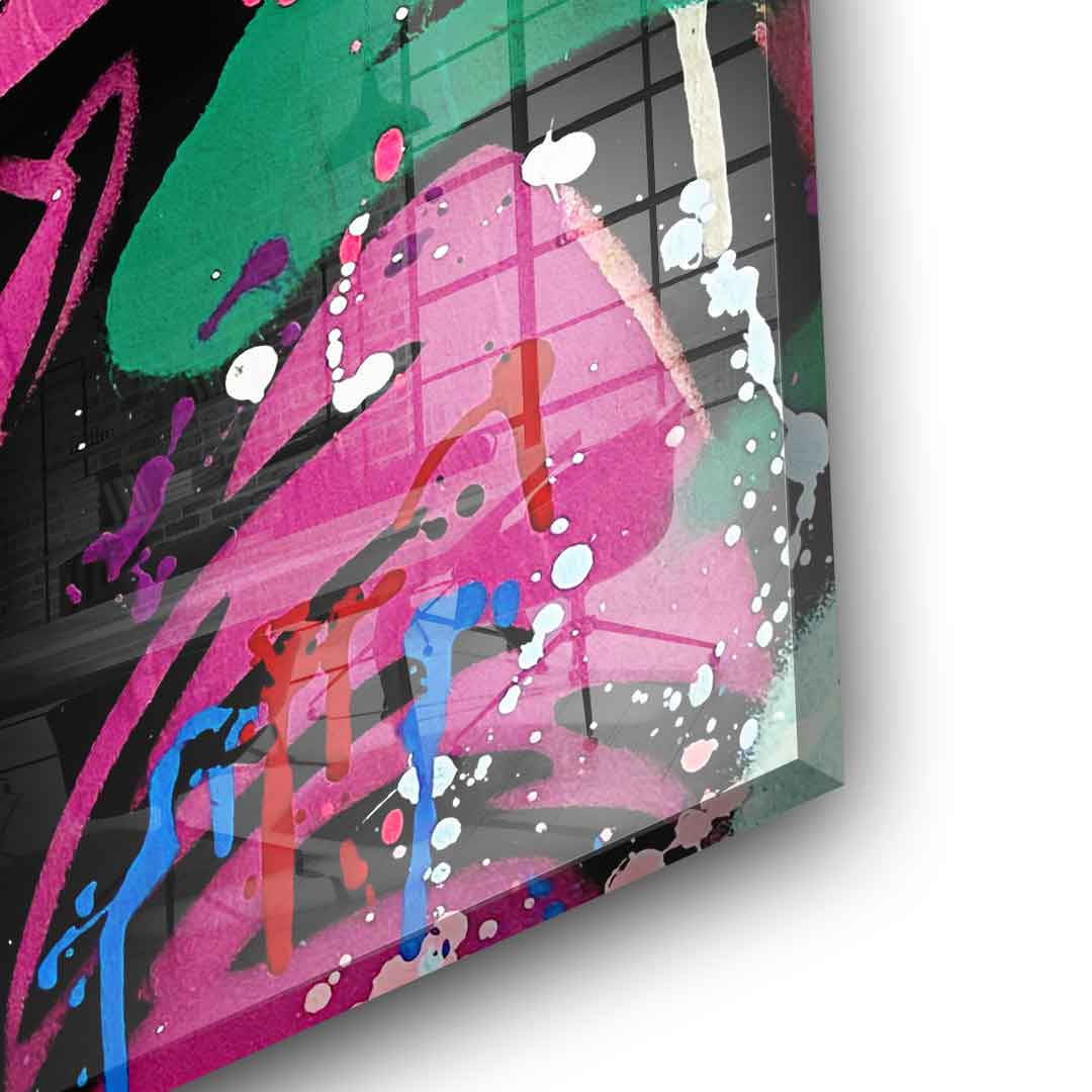 GRAFFITI MONA - Acrylglas