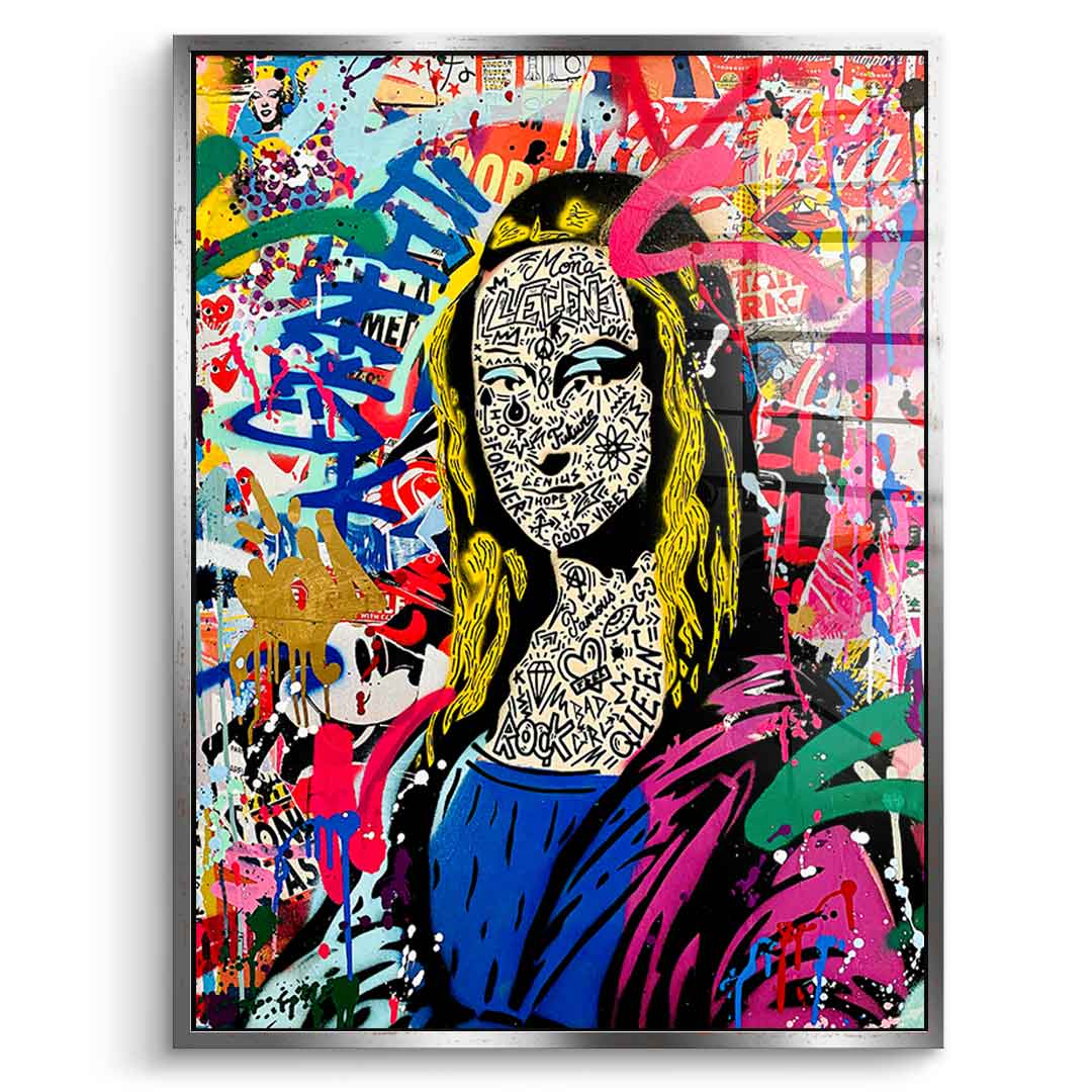 GRAFFITI MONA - Acrylglas