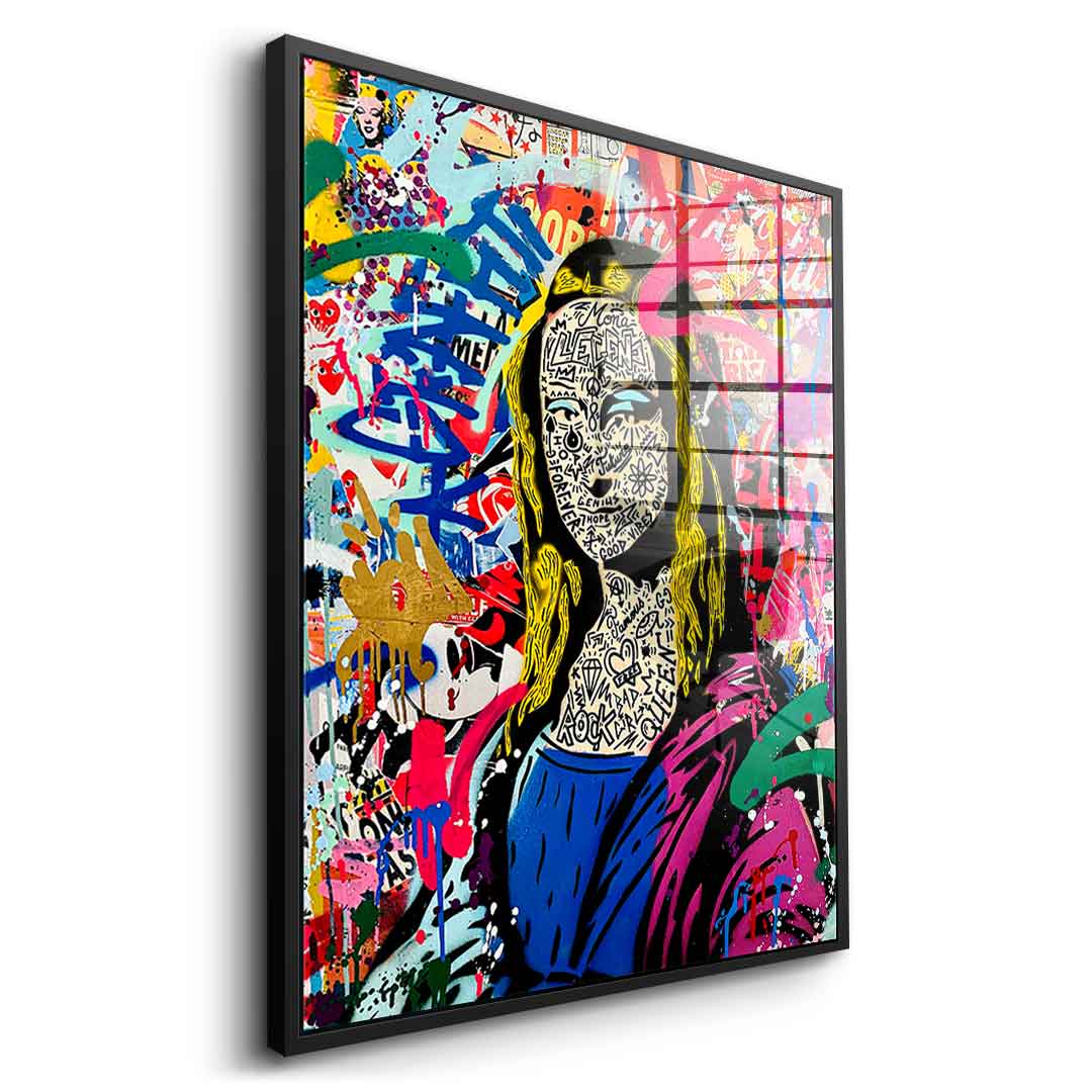 GRAFFITI MONA - Acrylglas